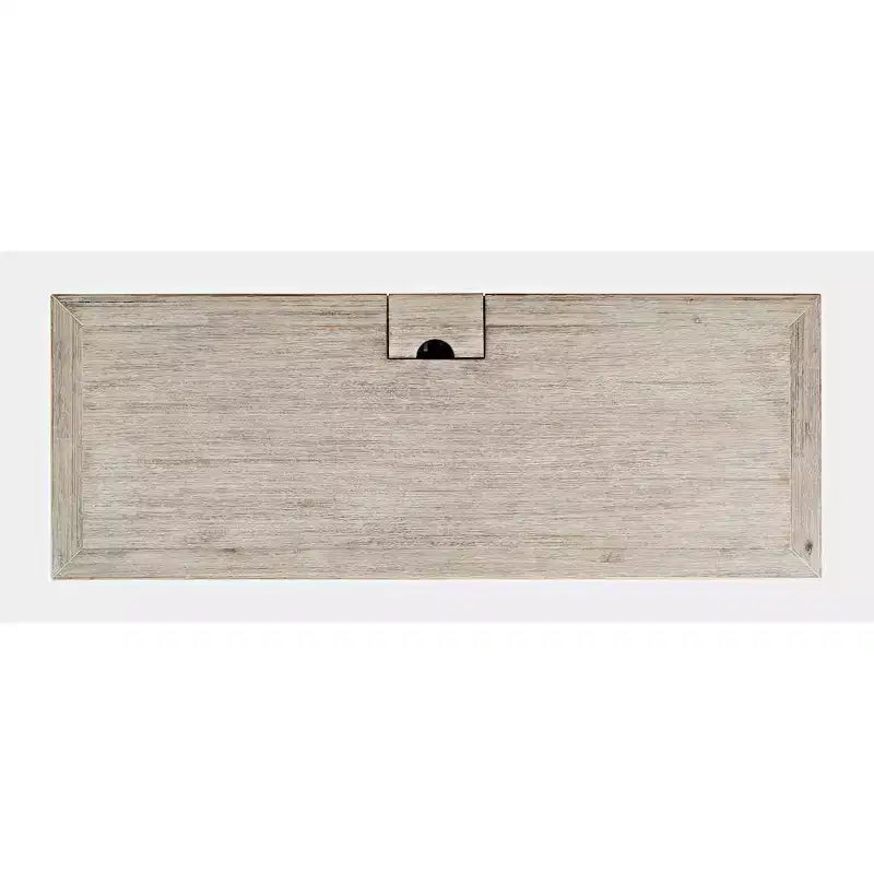 Jofran,Gramercy Mid-Century Modern Chevron Three Drawer USB Charging Desk