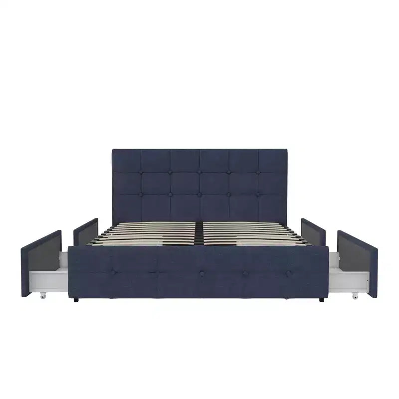 DHP Rose Upholstered Bed with Storage