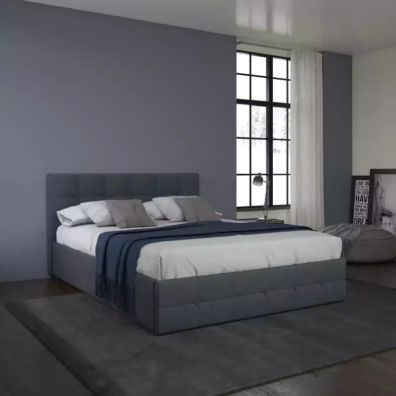 DHP Rose Upholstered Bed with Storage