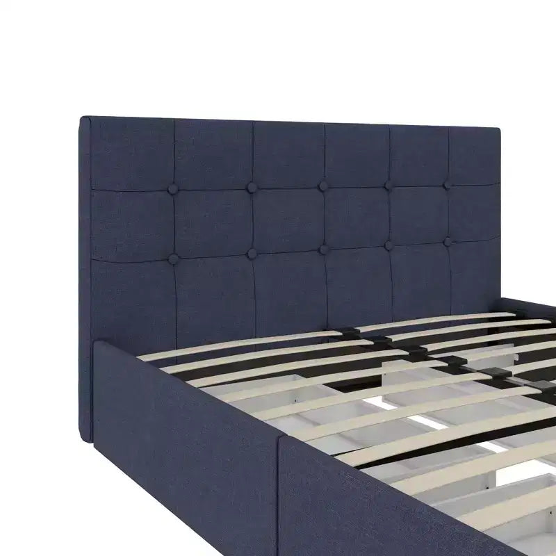 DHP Rose Upholstered Bed with Storage