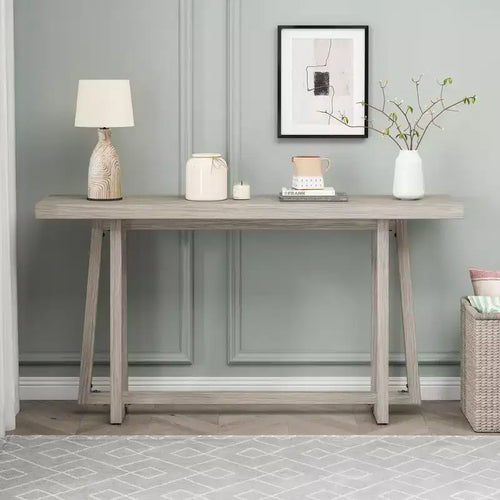 Modern Console Table for Entryway, Living Room, and Patio, Sleek Rectangular Hallway Sofa Table with Sturdy Wood Frame - ModernLuxe