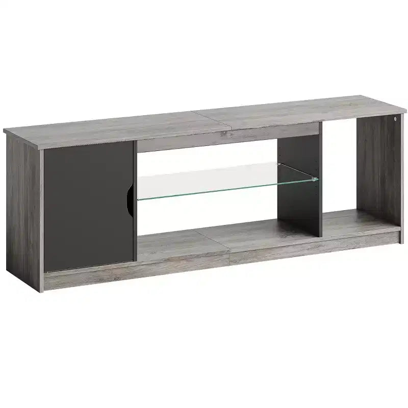 Bestier Modern TV Stand for up to 65 TVs Gaming Entertainment Center with Adjustable Shelves for PS5 - 58 inches