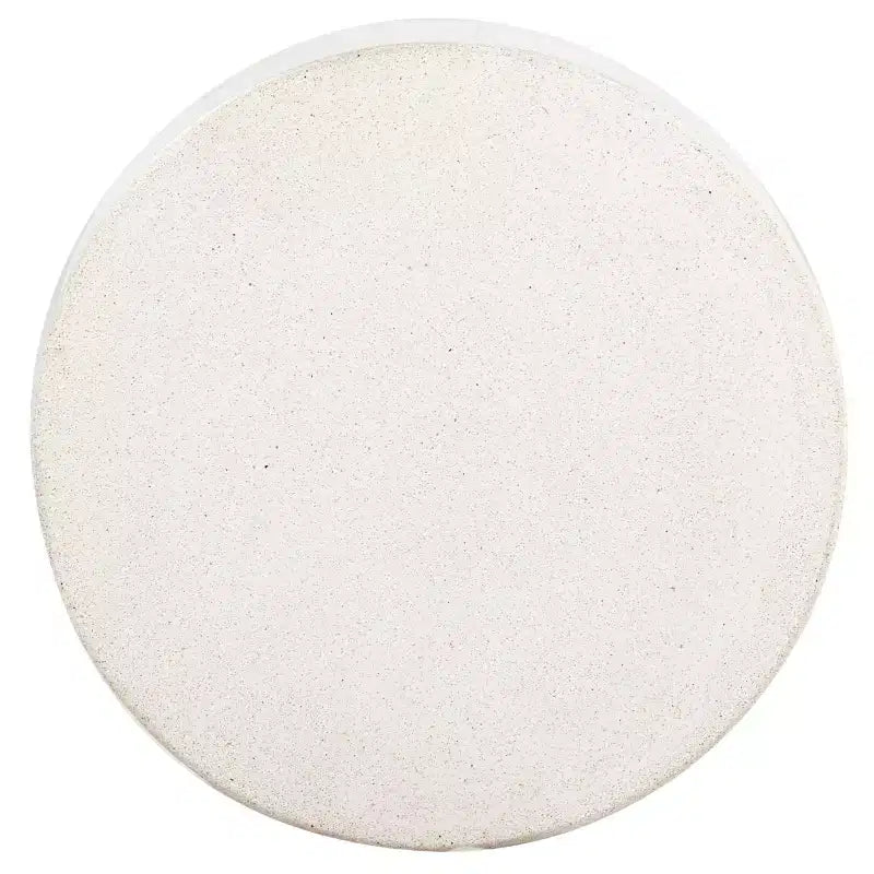 Flanagan Round Accent Table - Indoor/Outdoor - SFV2606 - Ivory - Safavieh Couture