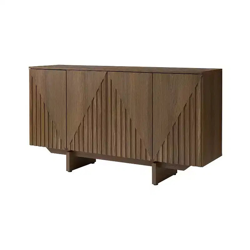 Hern 58 Wide 4 door Sideboard|HULALA HOME-BLACK