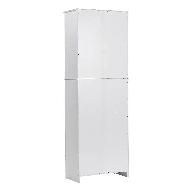 67 inch Tall Kitchen Pantry Cabinet with Doors, Drawers, and Adjustable Shelves