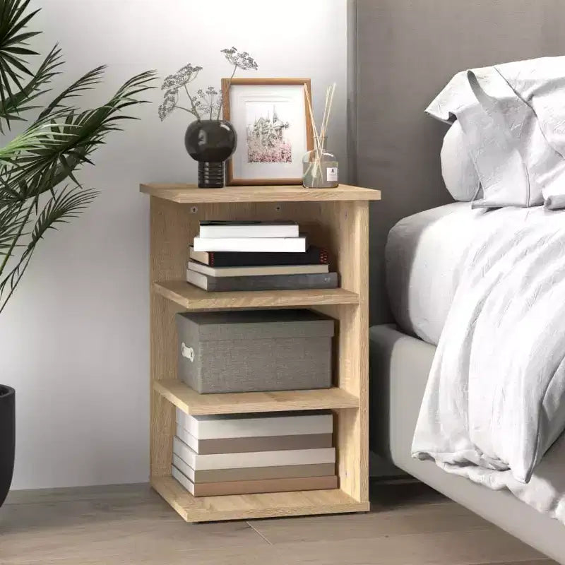 vidaXL Side Cabinet Sonoma oak Engineered wood Compact
